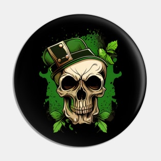 Irish skull Pin