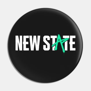New State PUBG (White) Pin