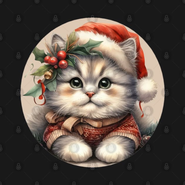 Grandma's House - Fluffy Christmas Kitty by CAutumnTrapp