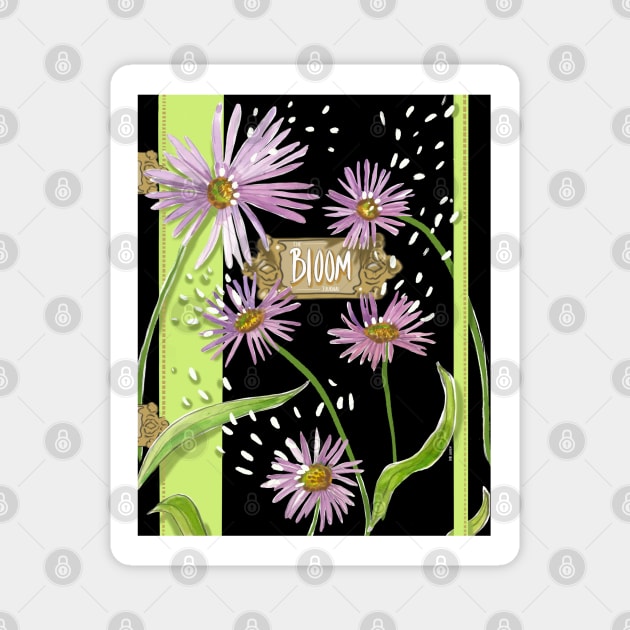 Blooming Flowers Magnet by Dori Durbin