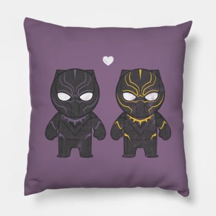 Brotherly love: Black Panther 🖤 Golden Jaguar Pillow