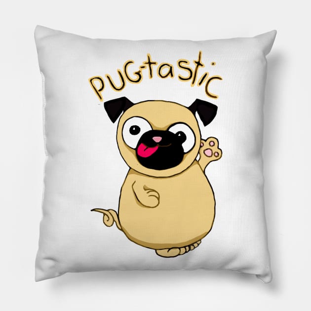 Stumpy the Pugtastic Pillow by DMC 