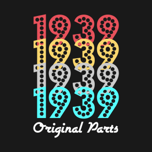 Original Parts 1939 Old Men Women Retro Sunset T-Shirt