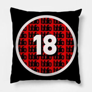 18 certificate Pillow