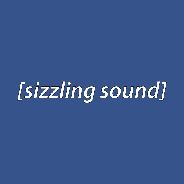 Disover sizzling sound audio description - Subtitles - T-Shirt