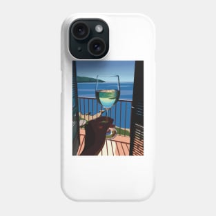 Wine Ocean view Europe Ilustration Phone Case