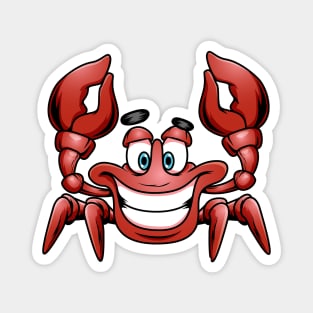 Happy Crab Magnet