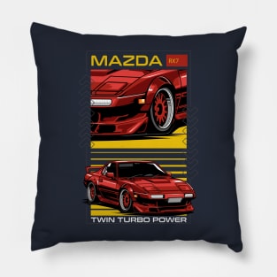 Classic Mazda RX-7 Pillow