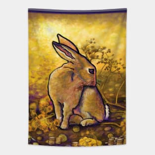 Abundance Bunny -Gold and Purple < Previous | Next > Tapestry