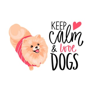 Keep Calm and Love Dogs T-Shirt