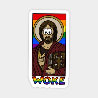 Woke Jesus - Rainbow Magnet