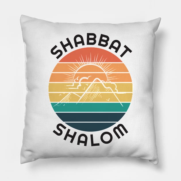 Shabbat Shalom Pillow by DPattonPD