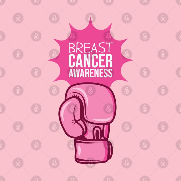 Boxing Glove Breast Cancer Awareness by kimmieshops