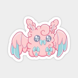 Cotton Candy Mothman Magnet