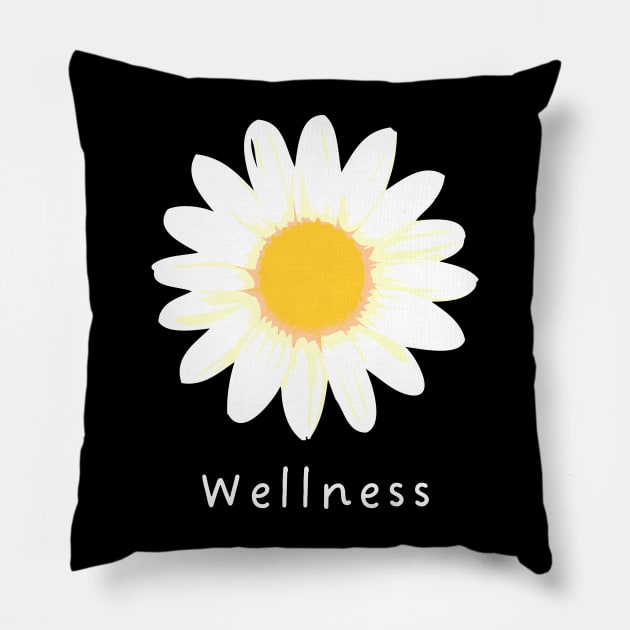 Wellness, Health and Wellbeing Pillow by Positive Lifestyle Online