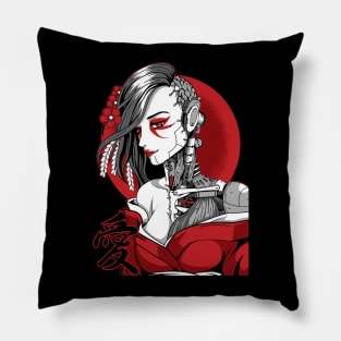 Saibōgu Cyberpunk Geisha Pillow