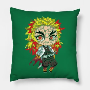 puntillismo de anime 2 Pillow