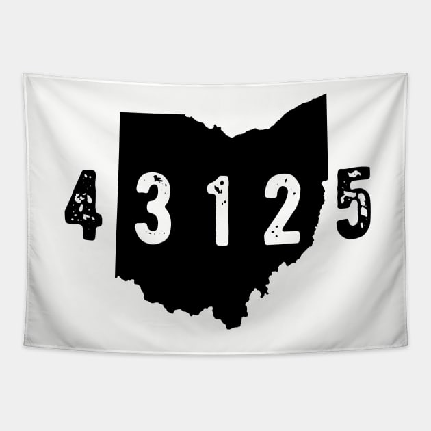 43125 Zip Code Groveport Ohio Tapestry by OHYes