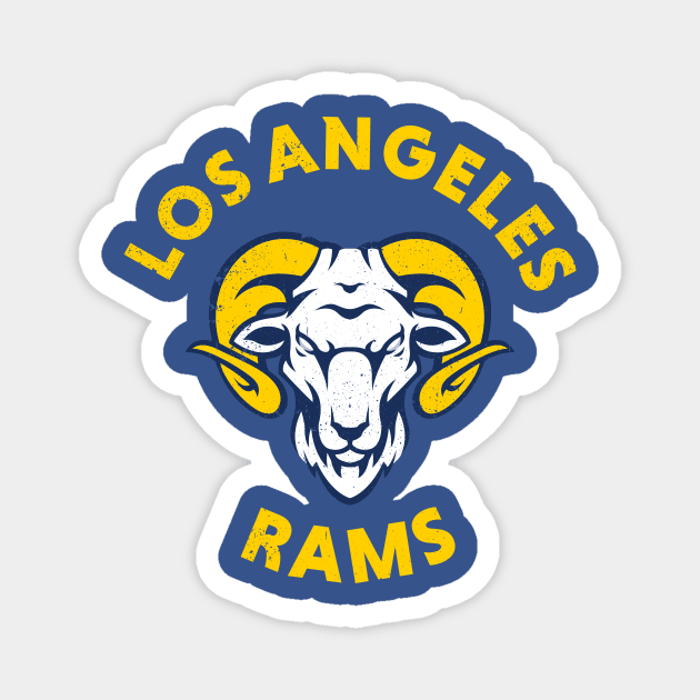The Rams - LA Magnet by Thermul Bidean