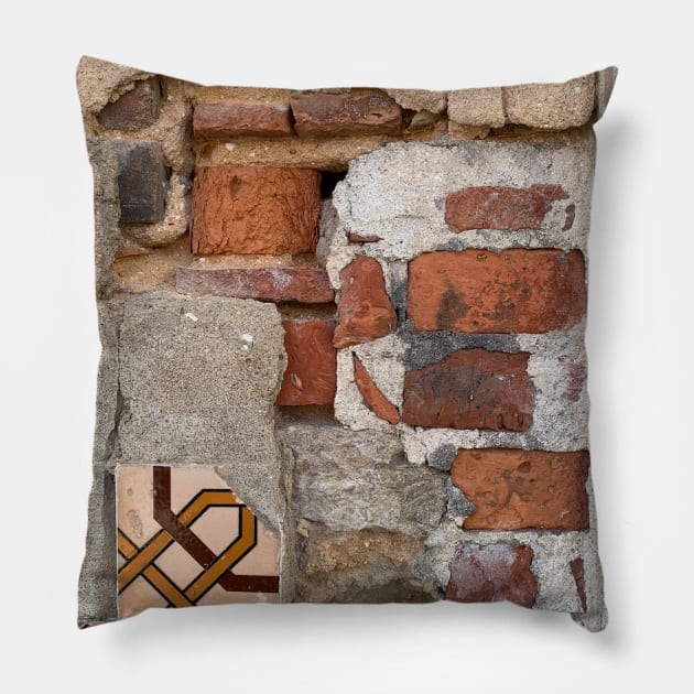 Brick Layers Pillow by Rustic Portal