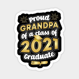 Proud Grandpa of a 2021 Graduate Graduation Magnet