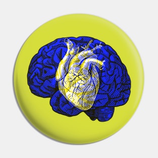 Brain&Heart Interactive Yellow&Blue Filter T-Shirt #2 By Red&Blue Pin