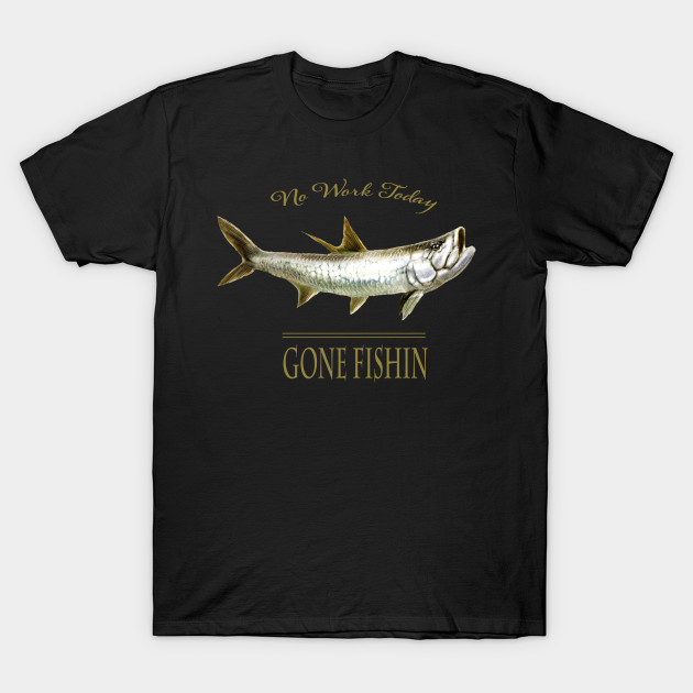 Gold Tarpon Fishing T Shirt Teepublic