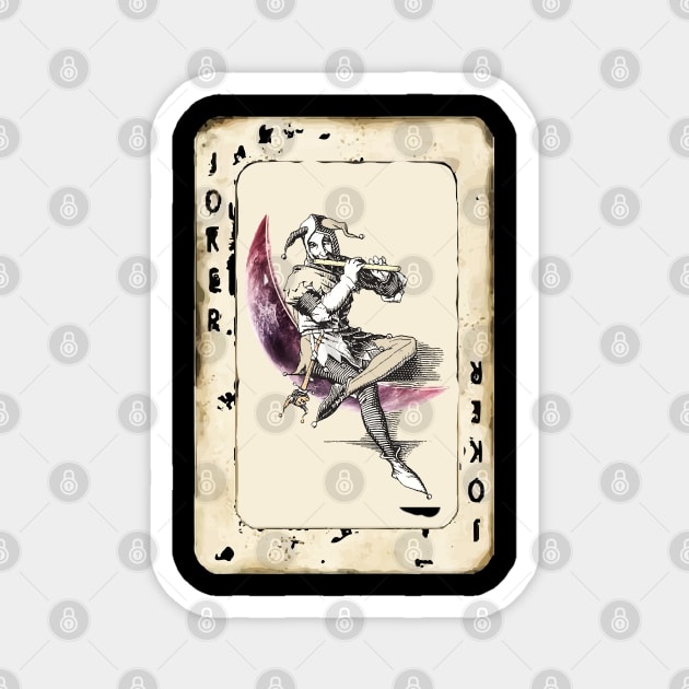 joker card Magnet by Lamink