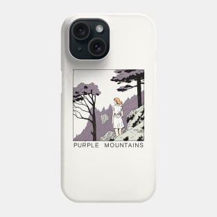 Purple Mountains  -- Original Fan Artwork Design Phone Case