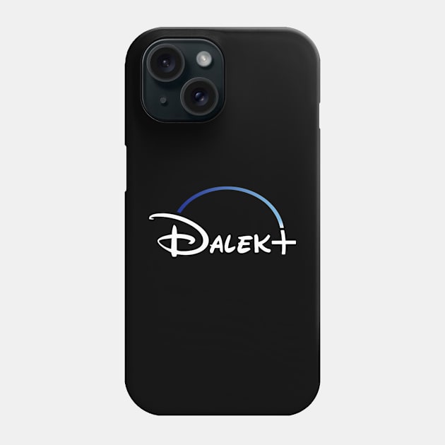 Dalek Plus Black Phone Case by tone