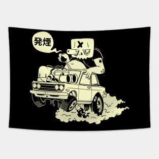 Monster Car Tapestry