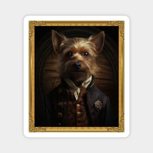 Governor Dachshund-Norwich Terrier Mix (Framed) Magnet