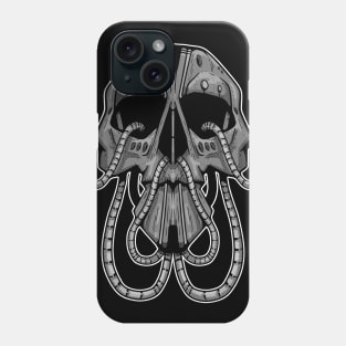 Cyborg - Steam Punk - Mechanical Skull Phone Case