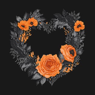 flower heart T-Shirt