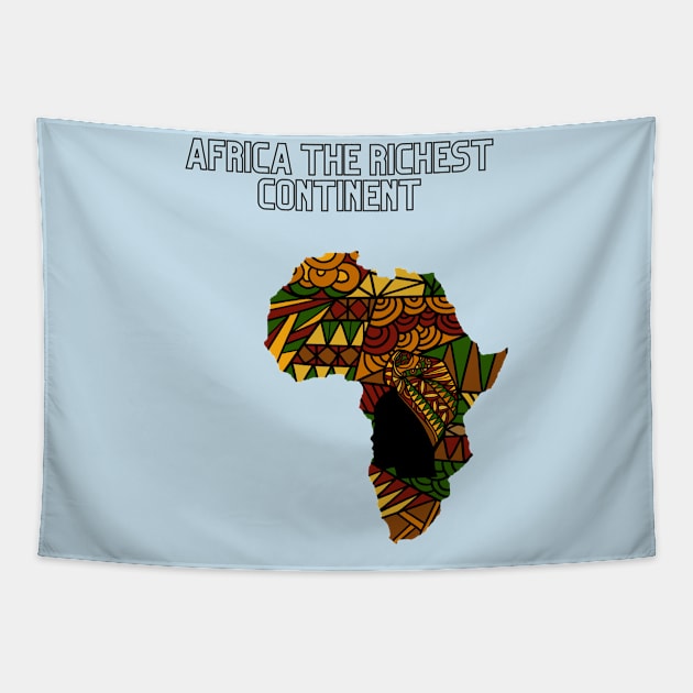 AFRICA  THE RICHEST CONTINENT Tapestry by johnnie2749