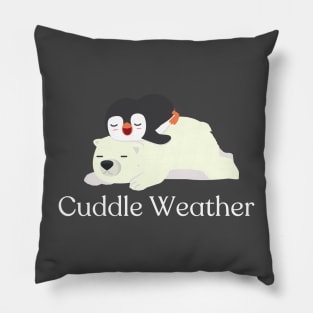 Cuddle Weather Polar Bear Pillow