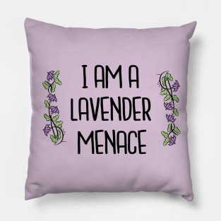 Lavender Menace Pillow