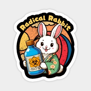 Chemistry Bunny rabbit Magnet