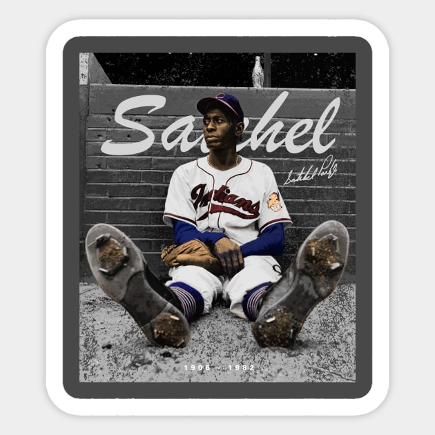 Satchel - Satchel Paige Cleveland Indians - Sticker