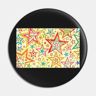 Colorful Stars, Case Pin