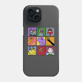 Cat meme board Phone Case