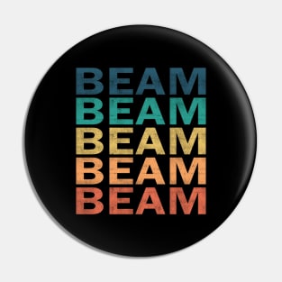 Beam Name T Shirt - Beam Vintage Retro Name Gift Item Tee Pin