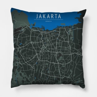 JAKARTA MAP Pillow