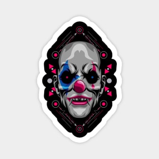 clown face mask Magnet