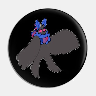 Bisexual Mothman Pin