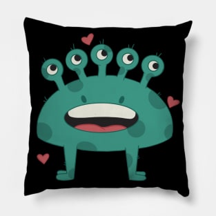 Happy Monster Pillow