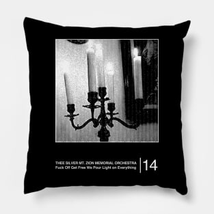 Thee Silver Mt. Zion Memorial Orchestra / Original Minimalist Graphic Artwork Design Pillow