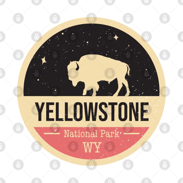 Yellowstone Park Badge by CloudWalkerDesigns