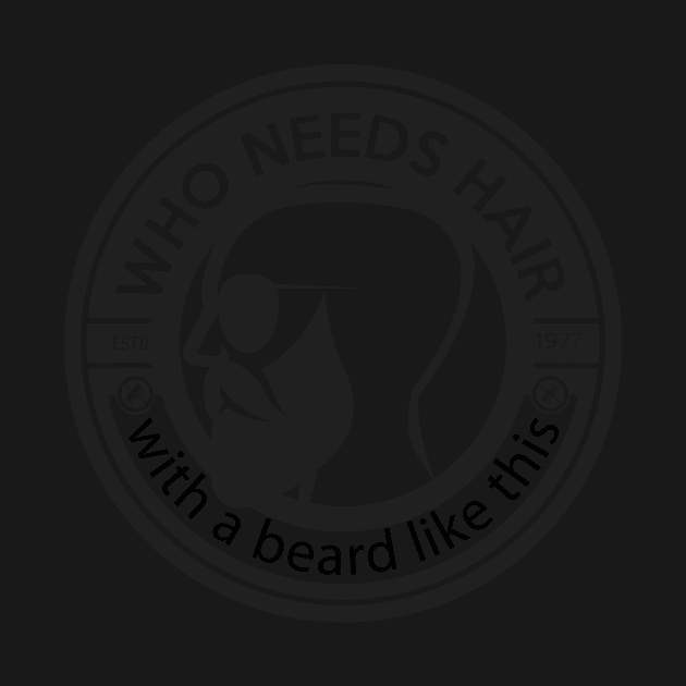 who needs hair with a beard like this by bannie