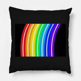 Neon Rainbow Pillow